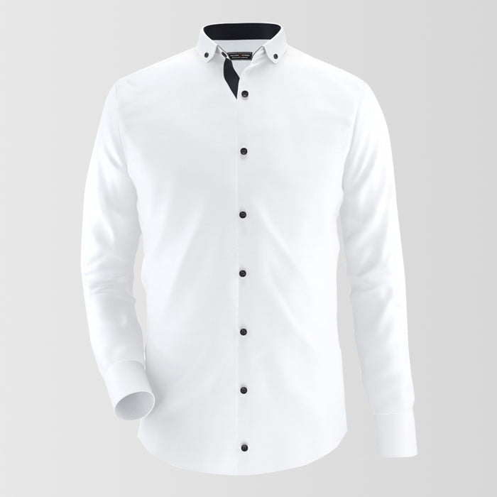 SHIRT formal shirt with white & black contrast